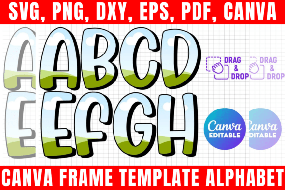 Alphabet Canva Frame Template: A Designer's Real-World Review