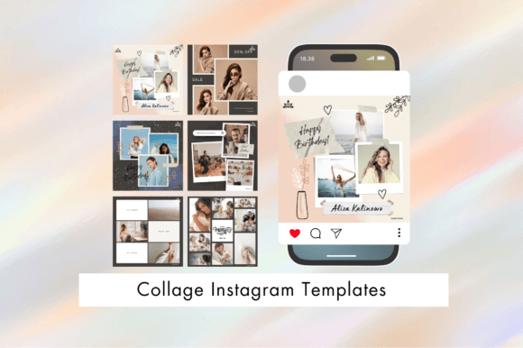 Collage Instagram Templates: A Designer's Review of Freebies Graphics