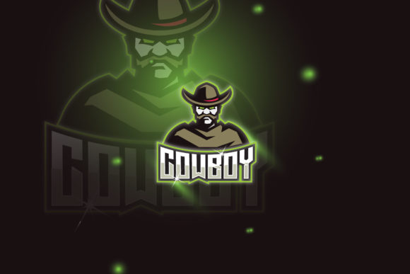 Cowboy Logo E-Sport Gaming for Graphics and Logos