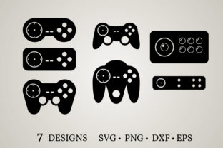 Game Controller Graphics for Crafts and Branding