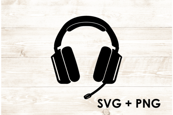 Headset Gamer Gaming Console SVG PNG Graphics for Crafts