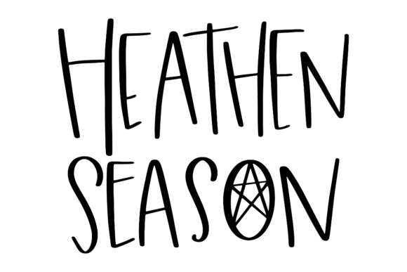 Heathen Halloween Season SVG for Graphics and Crafts