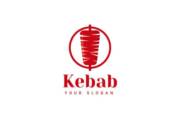 Kebab Logo Vector Icon Illustration for Logos and Graphics