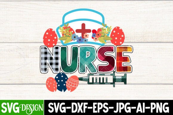Nurse Easter Day Sublimation Design Free for Graphics and Crafts