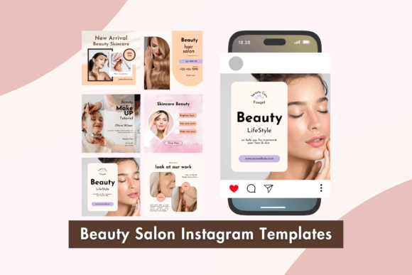 Salon Instagram Templates - Free Graphics for Social Media