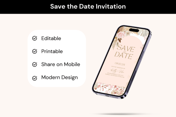 Save the Date Invitation Review for Embroidery Projects