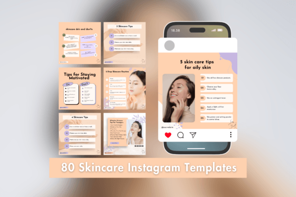 Skincare Instagram Templates: Freebies for Professional Graphics