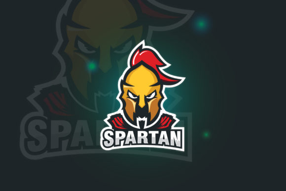 Spartan Logo E-Sport Gaming: Bold Graphics and Logos for Local Brands