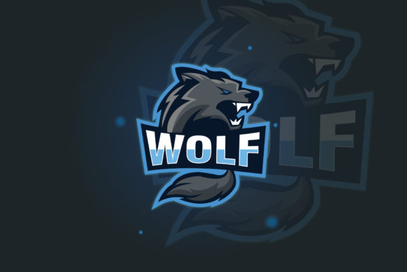 Wolf Logo E-Sport Gaming Graphics and Logos Review